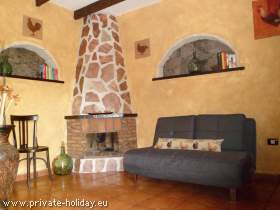 Holiday house with seaview