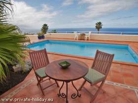 Flat in El Sauzal with private pool